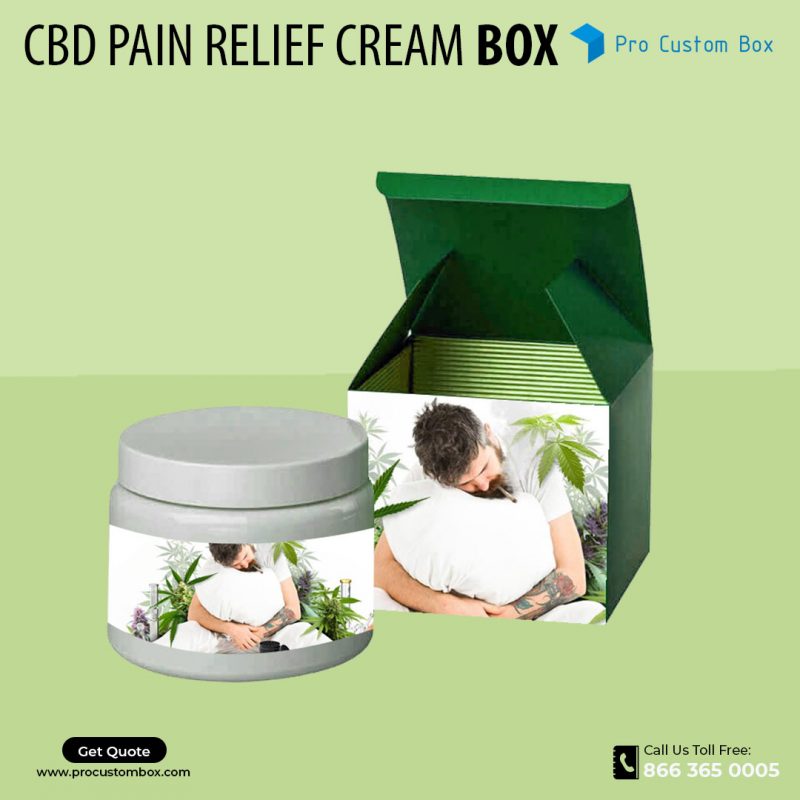 CBD Pain Relief Cream Box 5