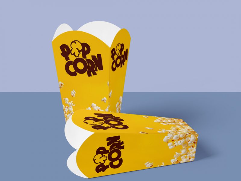 custom pop corn boxes