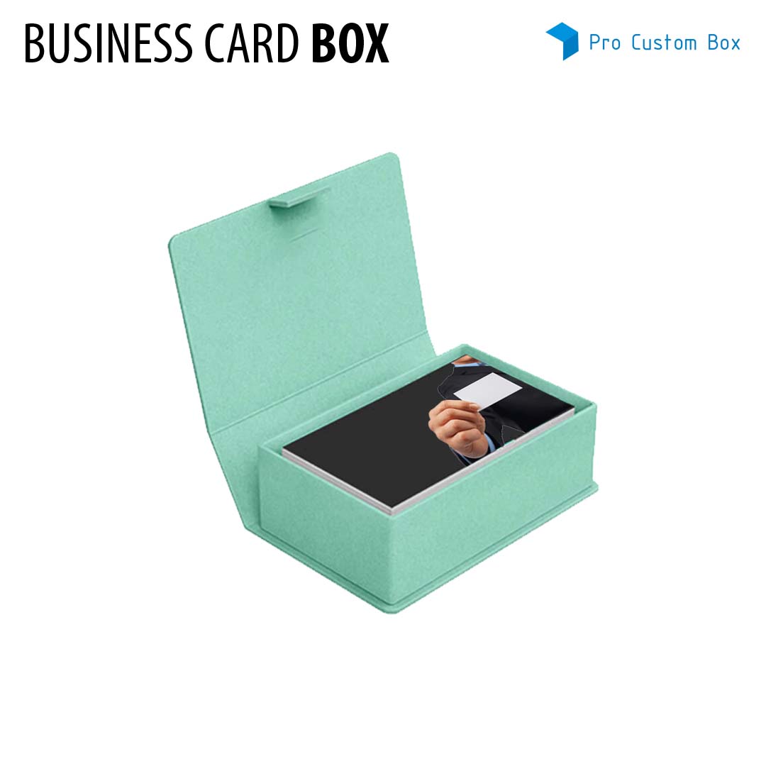 Green Business Card Box 