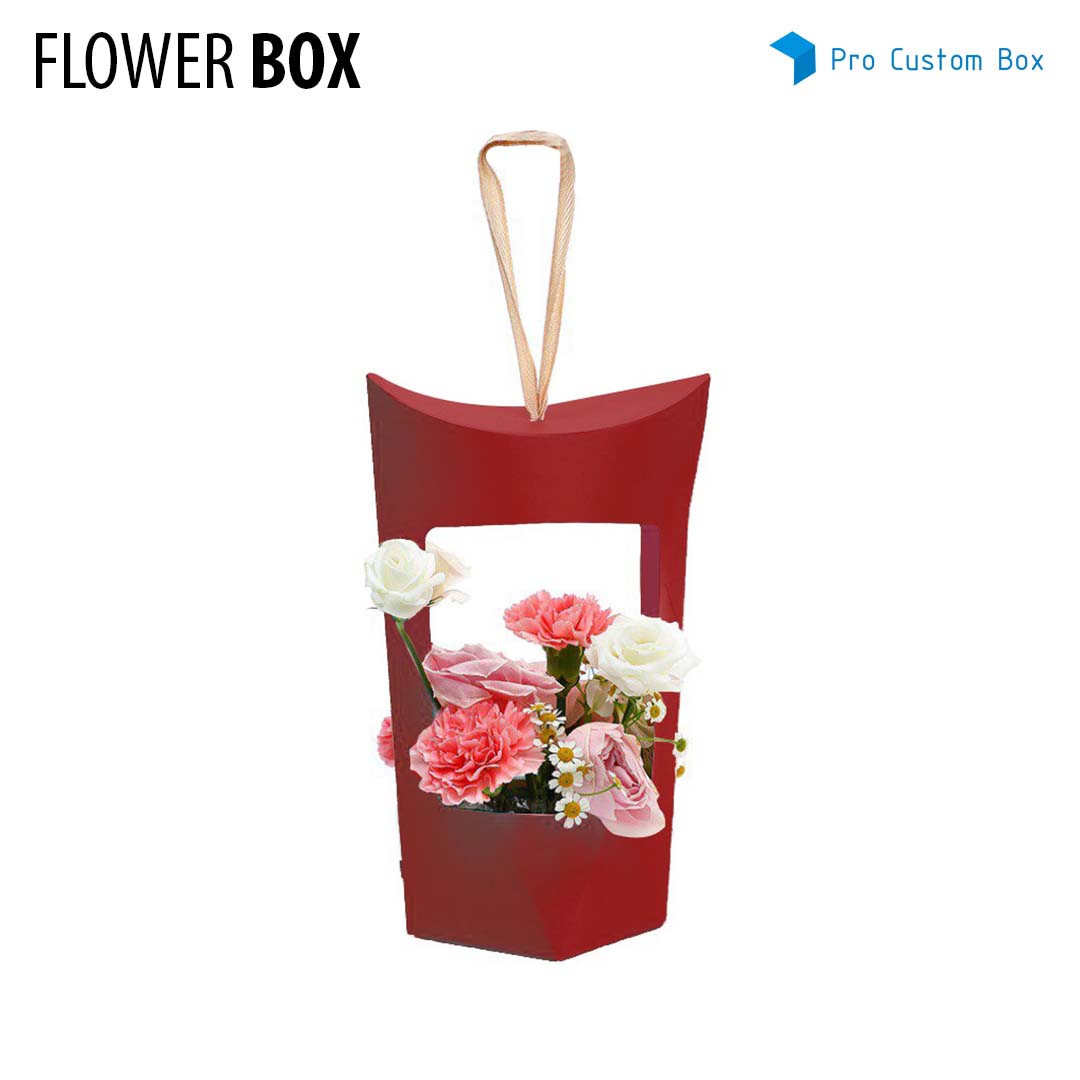 Custom, Trendy Flower Transport Boxes for Packing and Gifts 