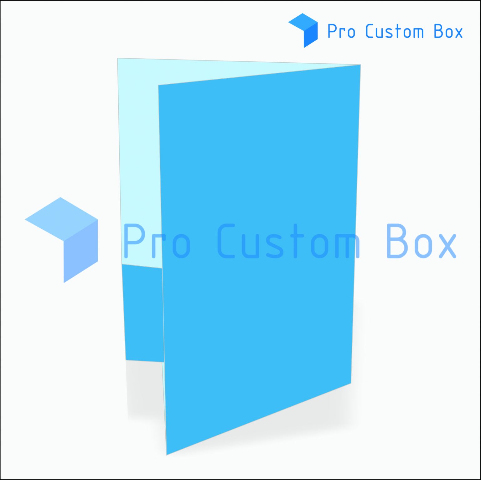 Pocket Folder With Business Card Slits Pro Custom Box